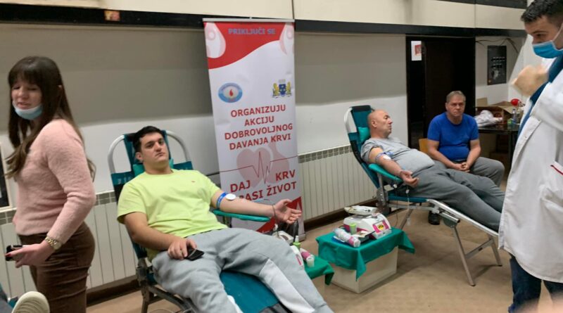 Акција добровољног давања крви Будва 25.12.2021.