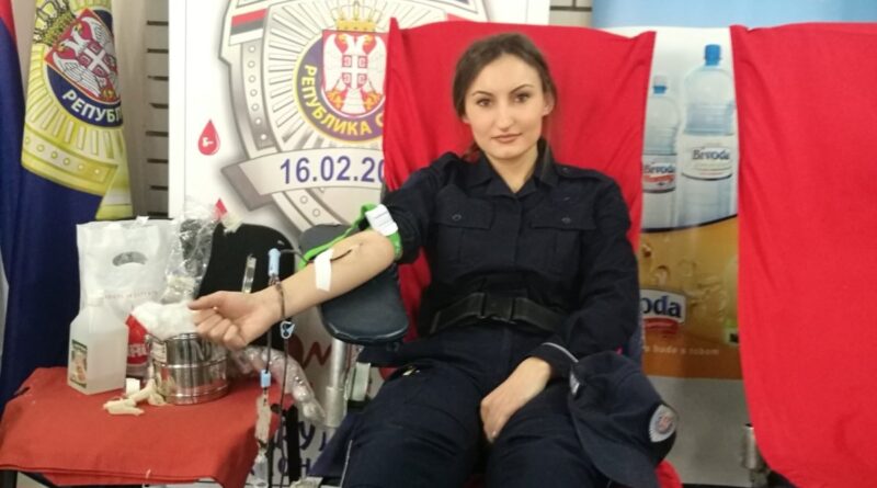 Акција добровољног давања крви, Полицијскa управa у Врању, 27.02.2022.
