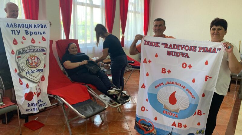 Акција добровољног давања крви, Јагодина 25.6.2022.
